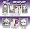 Happy Nappers: Pillow & Sleepy Sack: Medium - Pink Unicorn BeeBee - 54 x 20, 2-in-1: Plush Animal Opens Into Sleeping Bag, Soft Play & Nap Character, Kids 3+ #4