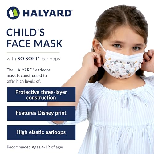 halyard disney child face mask with so soft lining 32856