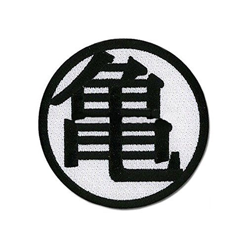 3" Dragon Ball Z Kame Turtle Symbol Logo Movie TV Series Anime Cosplay Embroidered Emblem iron on patch Baseball Cap Badge