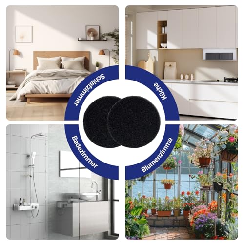 10 Stück Ersatz-Filter Filter für Pluggit EV100 / EV200 / EV500 / REV150, Filterklasse G3, Luftfilter für Lüftungsanlage Staubsauger Wohnraumlüft