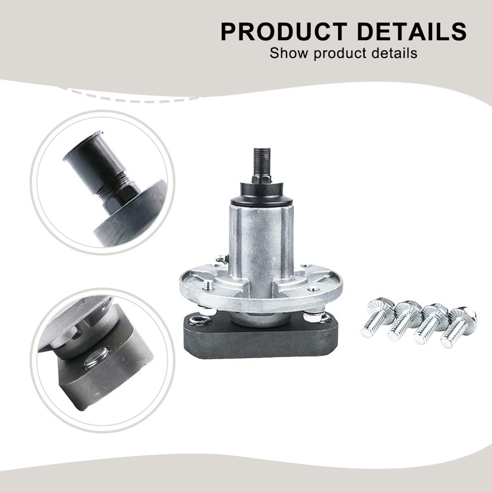 Conjunto de husillo para cortacésped, cubierta de 42 y 48 pulgadas para GY20050, GY20785, L100, L110, L120, L130