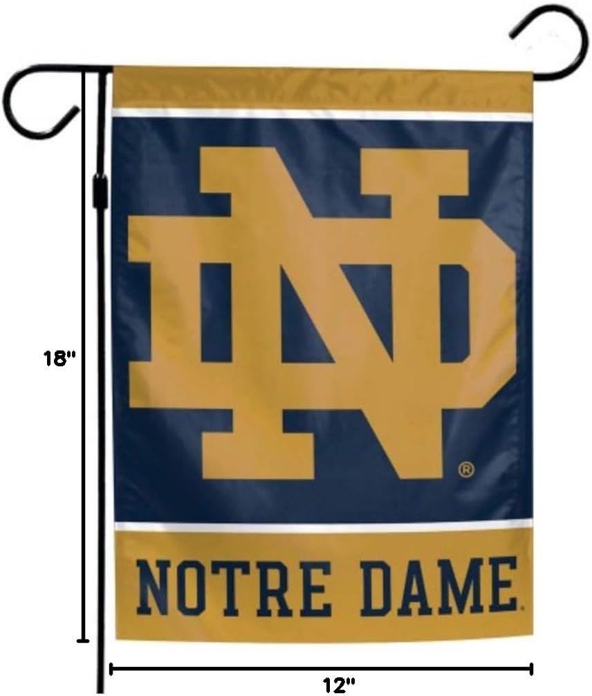 WinCraft NCAA Univeristy of Notre Dame Fighting Irish 12 x 18 inch Garden Flag - Image 2