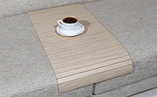 Sofa Tray Table - Long (Naples Ash), Sofa Arm Tray, Armrest Tray, Sofa Arm Table, Couch Tray, Coffee Table, Sofa Table,Wood Tray,Wood Gifts