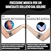 Origintek Tutore Epicondilite Gomito Regolabile - Gomitiera per Epicondilite con Fascia Compressione, Sollievo per Dolore da Tendinite/Epitrocleite, Tennisti e Golfisti, Grigio, M/L, 1 Confezione