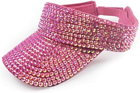 Natalie Mills Bling Victoria Visor with Rhinestone! Sun Hats! Women's Visor! Beach Visor!