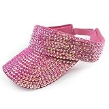 Natalie Mills Bling Victoria Visor with Rhinestone! Sun Hats! Women's Visor! Beach Visor!