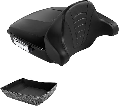 Miniatura 19 de TCMT Juego de Almohadillas de Respaldo Envolvente para Maletero de Motocicleta Modificado Compatible con Harley 2014-2025 Touring CVO Road King Road