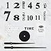 SOLEDI Reloj de Pared 3D, DIY Reloj de Etiqueta de Pared Decoración...