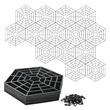 Teichschutzgitter schwimmend 31 x 27 cm schwarz - 20 Stück