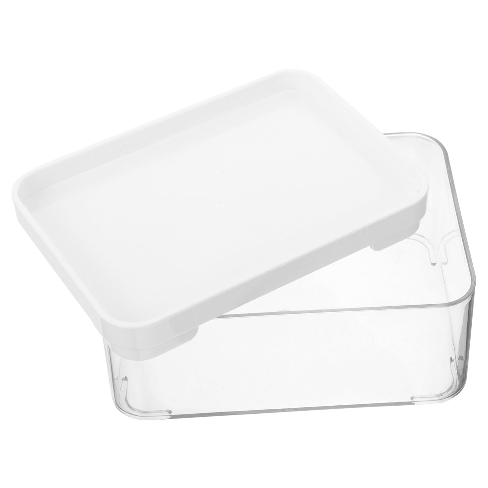 Mobestech 5 Stück Wiederverwendbare Waschmittelbox mit Deckel Transparente Aufbewahrungsbox für Waschpulver für Täglichen Gebrauch Praktische Lagerung von Waschmittel
