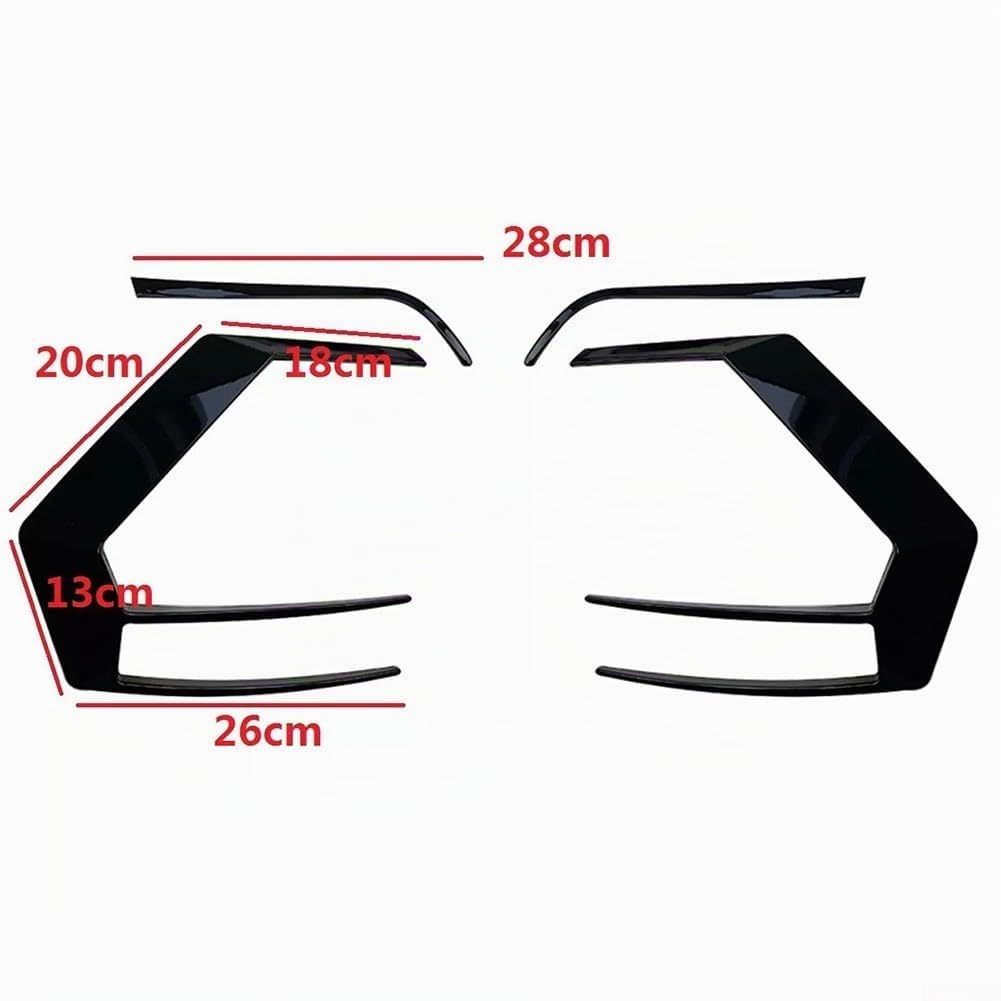 Aileron de pare-chocs arrière noir pour Golf 7 MK7 2012–2015 - ReachMall en plastique naturel