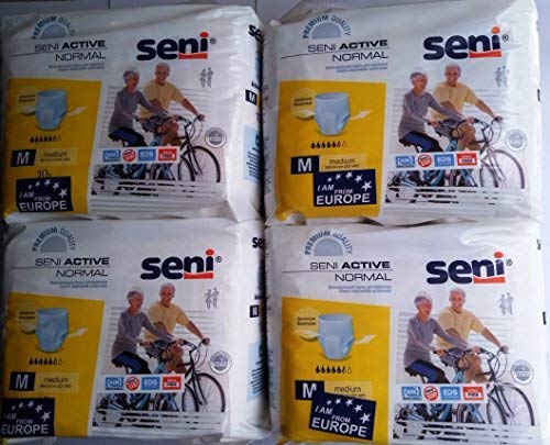 Seni Normal Active Adult Pull Ups Pant, 40 Pieces (Medium, 31"-43"/80-110 cm) -Combo Pack of 4 (B07G18B22D) Amazon Price History, Amazon Price Tracker
