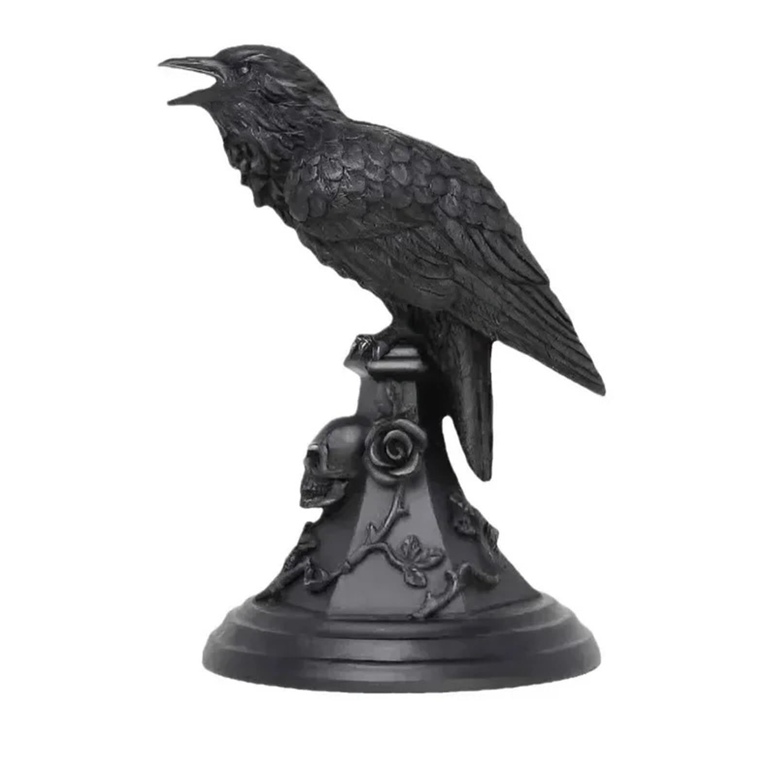 Candle Holders Halloween Owl Raven Craft Tabletop Ornament Decor For Table