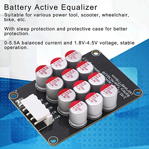 Battery Active Equalizer 3S 4S 5A Balancer, Placa ecualizadora de batería de litio con protección de sueño, módulo de transferencia de energía 1.8V‐4.5V para herramientas eléctricas, scooters y sillas de ruedas miniatura 7