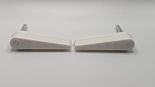 Pinball Life Williams Logo Flipper Bat and Shaft Assembly 20-9250-5 White