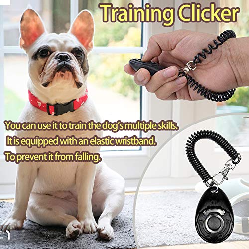 Ssriver Dog Training Kit Easy To Carry Dog Snacks And Toys, Includes(1 Dog Training Bag And 1 Dog Clicker For Training,1 Dog Doorbells And 1 Dog Bowl, 1 Dog Whistle For Training And 2 Pieces Poop Bag) #TOP2