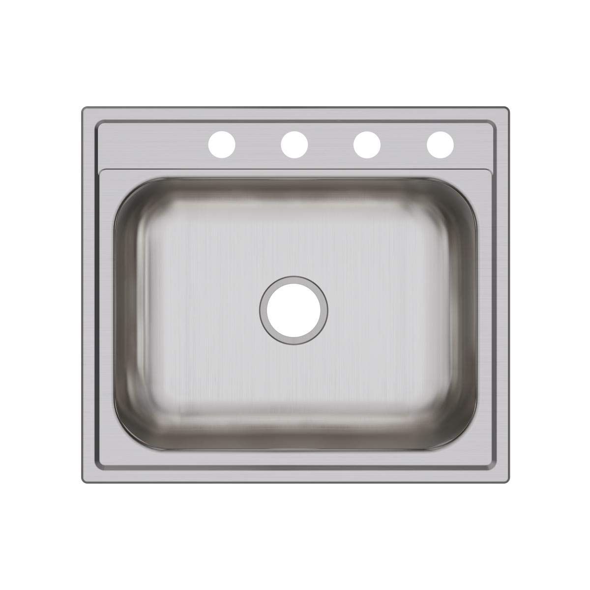 Elkay DPC12522104 Dayton Single Bowl Drop-in Stainless Steel Sink