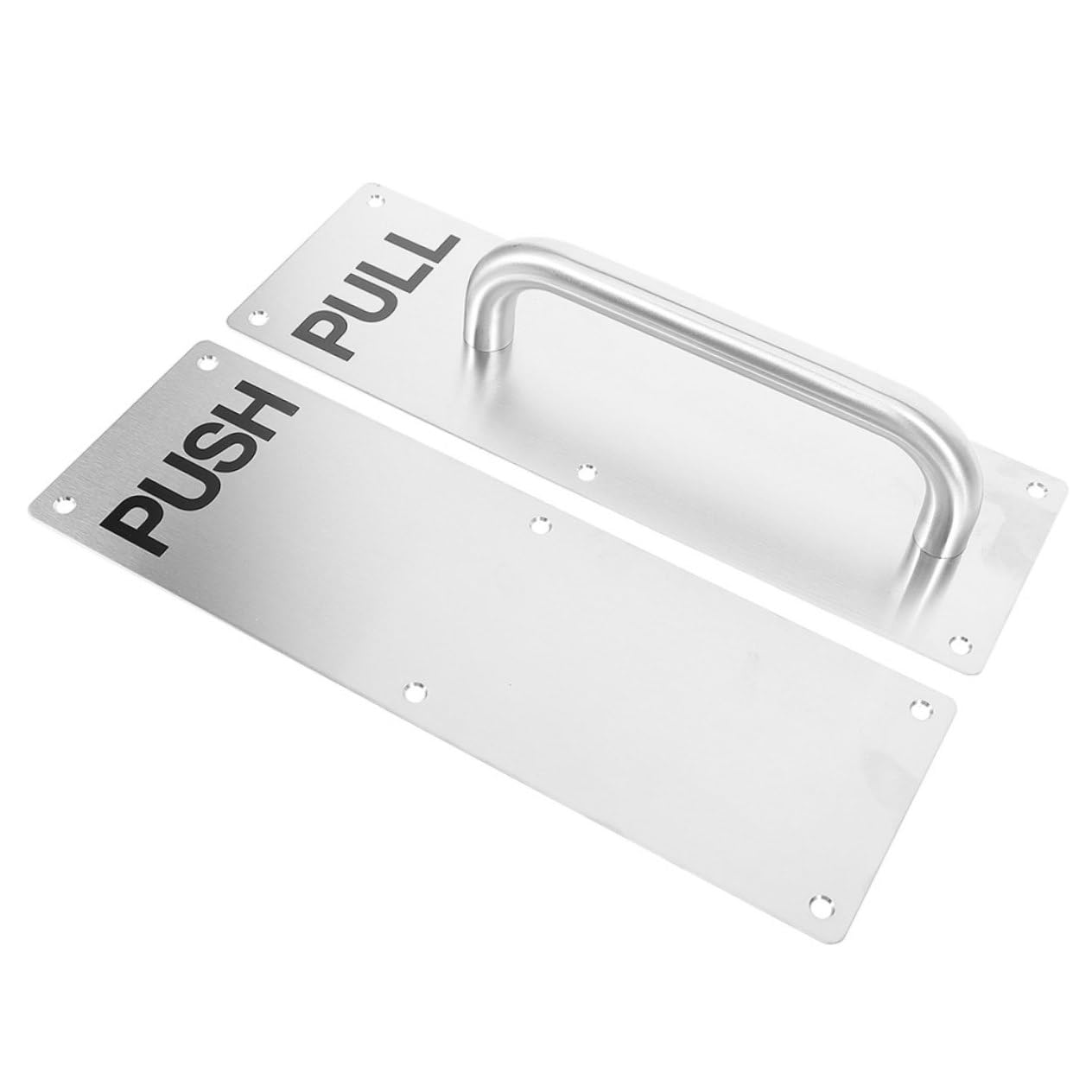 Plaque de renfort acier inoxydable pour action push-pull fluide et stable de vos portes