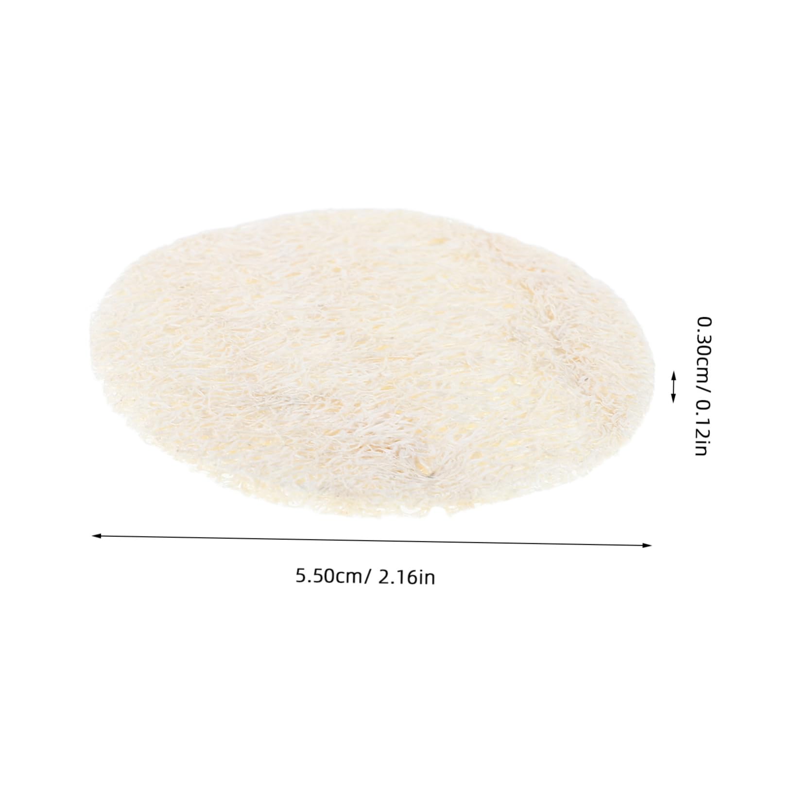 BIUDECO 6pcs Facial Loofah Scrubbers for Deep Cleansing and Makeup Removal Gentle Exfoliating Pads for Face Durable Loofah Material for Daily Skincare Routine