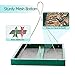 Solution4Patio Platform Bird Feeder for Outdoors Hanging, Open-Air Wild Bird & Squirrel Feeder, 360° Viewing Hanging Tray with Rust-Resistant Mesh & Quick-Fill Design