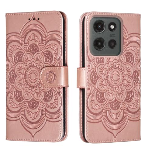 shingtomua Wallet Case for Motorola Moto G 2026/2025, G Play 2026, Pink