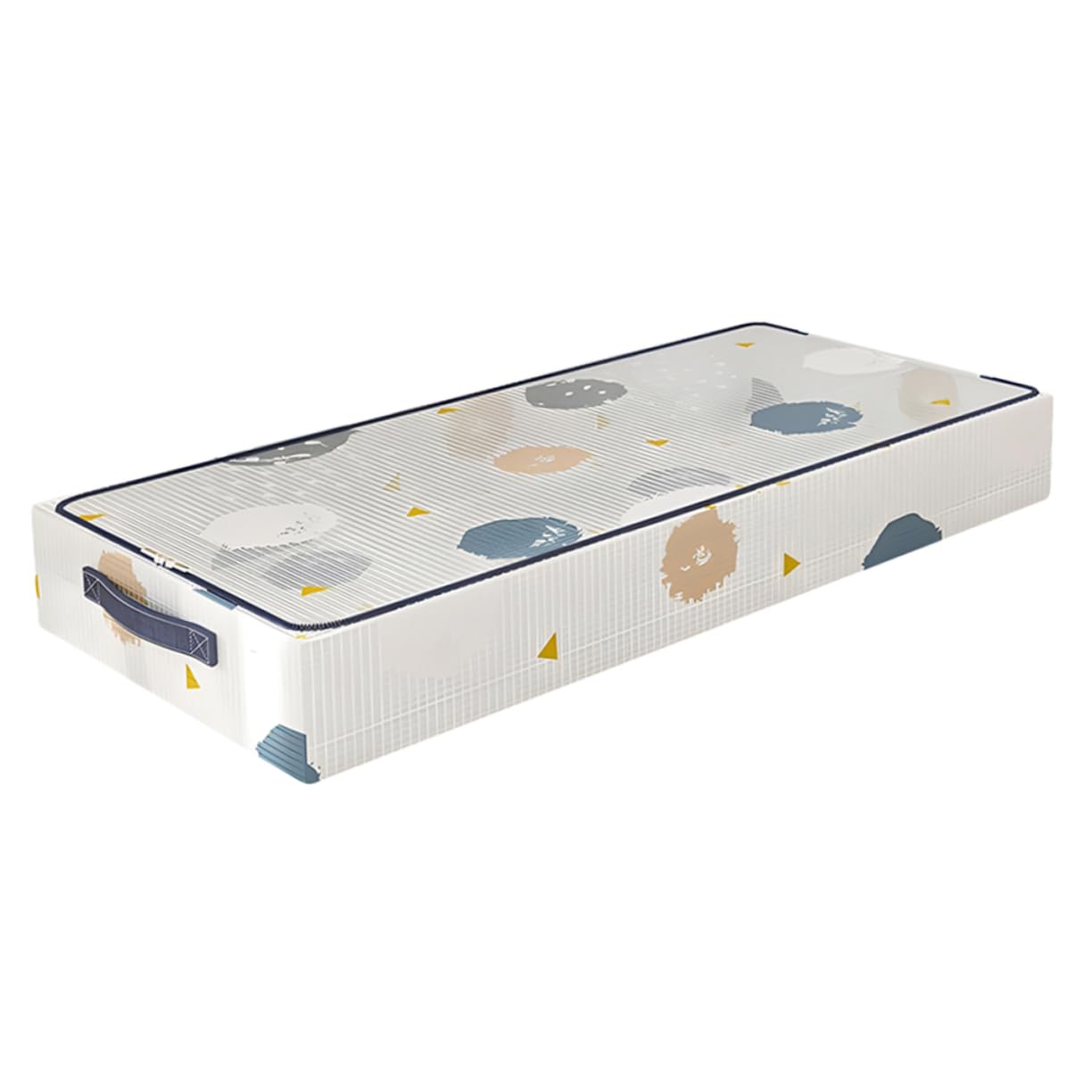 Caja De Almacenamiento Debajo Cama Funda Para Ropa Ventana Transparente Bolsa De Oxford Contenedor De Almacenamiento Multiusos Para Ropa Edredones y Dormitorio