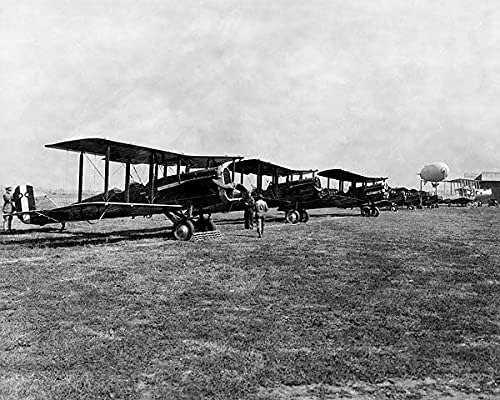 Dehavilland DH-4 & Others at Air Races 11x14 Photograph Photo Print