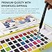 Grabie 50 Colors Premium All-In-One Water Color Paint Set - Detail Paint Brush Included, Watercolor Paints, Painting Sets, Art Supplies, Portable & Travel Watercolor Set, Amateur Hobbyists