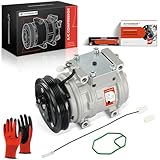 A-Premium Air Conditioner AC Compressor with Clutch Compatible with Acura Integra 1990-2001, NSX 1991-2005 & Honda Civic 1999-2000, Only for 10PA15C Compressor Type