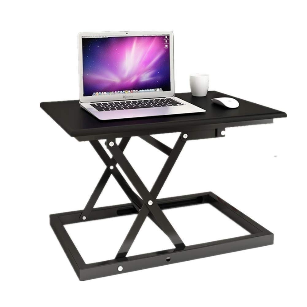 WSJTT Height Adjustable Laptop Table Large Rising Desktop Foldable Ergonomic Design Laptop Desk