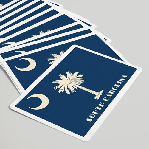 Baraja de cartas South Carolina Poker 52 naipes miniatura 5