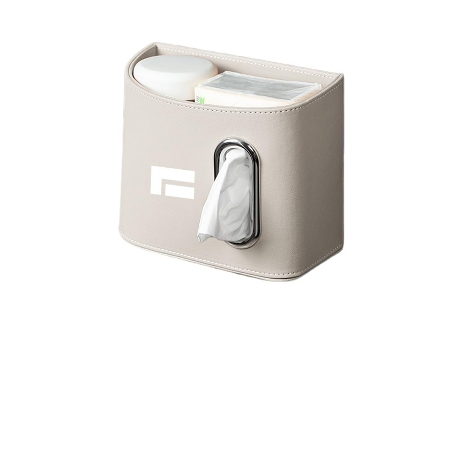 1PCS Rox Car Tissue Box Trash Can Hanging Paper Storage Automobile Supplies(D 2PCS)