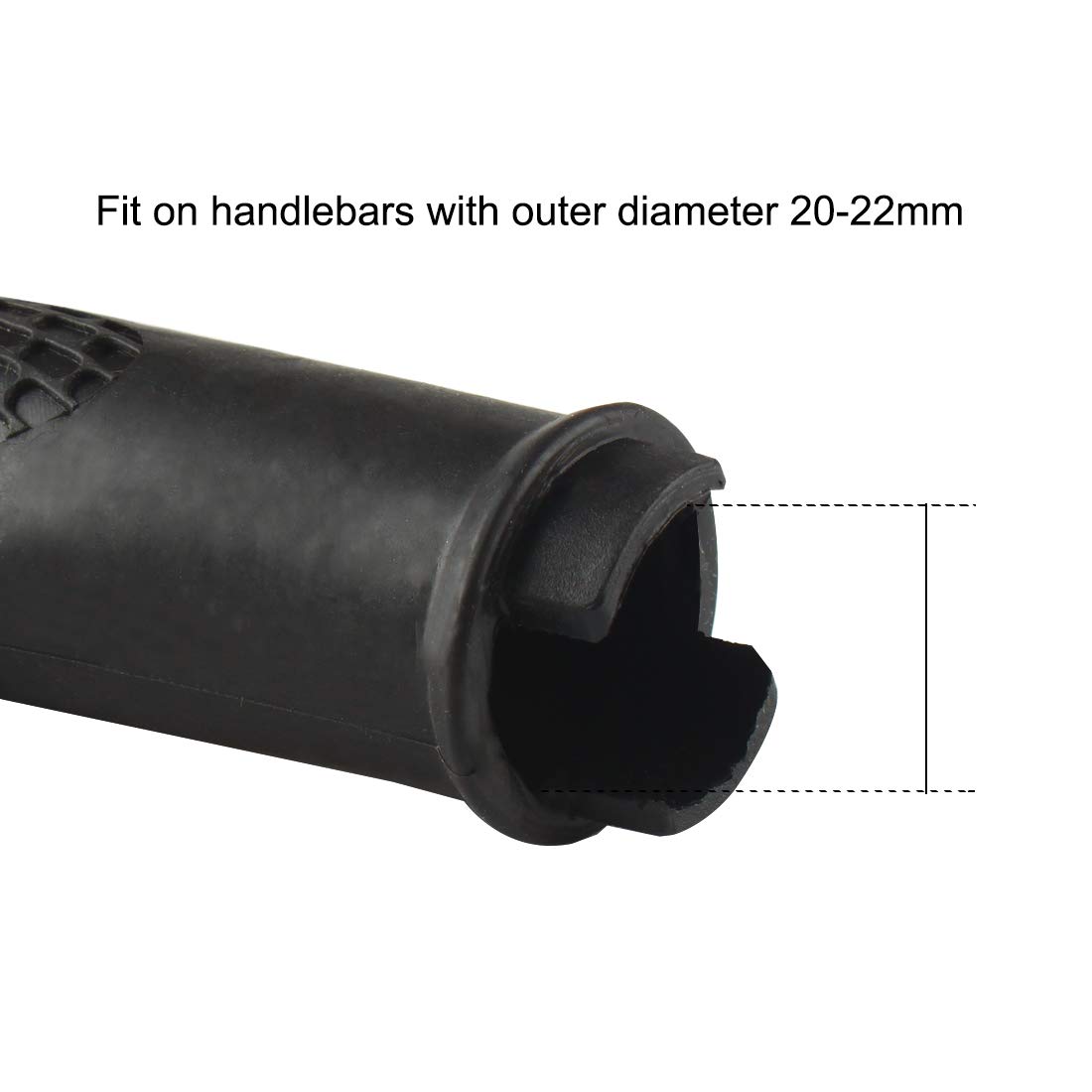 Andux Zone Fahrrad Lenkergriffe für MTB Flooding Bike Horn Typ ZXC-CB02