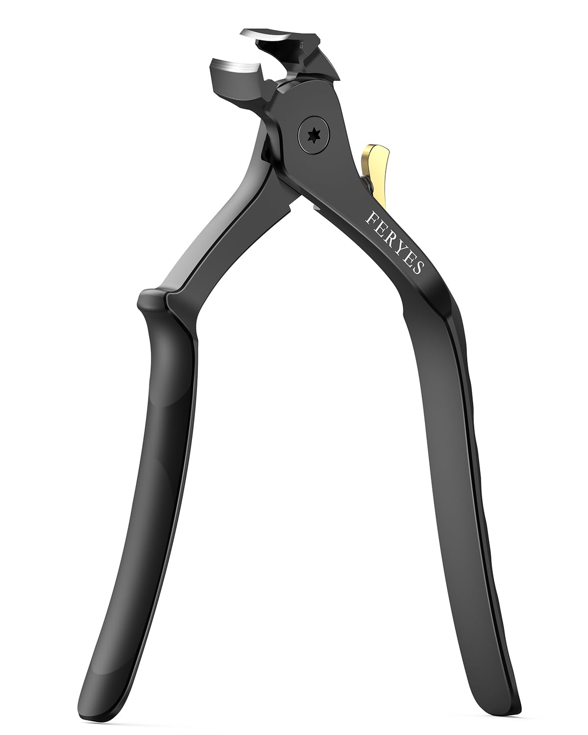 FERYES Cortaúñas para dedos de los pies para personas mayores con uñas gruesas, cortaúñas de mango largo para personas mayores, cortaúñas grandes y resistentes para uñas gruesas, cortaúñas ergonómico