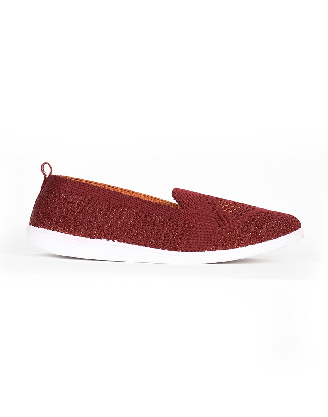 PARAGON Womens Self Design Maroon Slip-On Ballet Loafers for Daily wear | Loafer Shoes for Women (B0CD1YG45M) Amazon Price History, Amazon Price Tracker