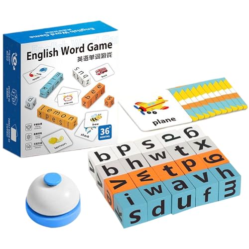 Jeu d'alphabet et de mots en anglais pour l'éveil en maternelle dès 3 ans