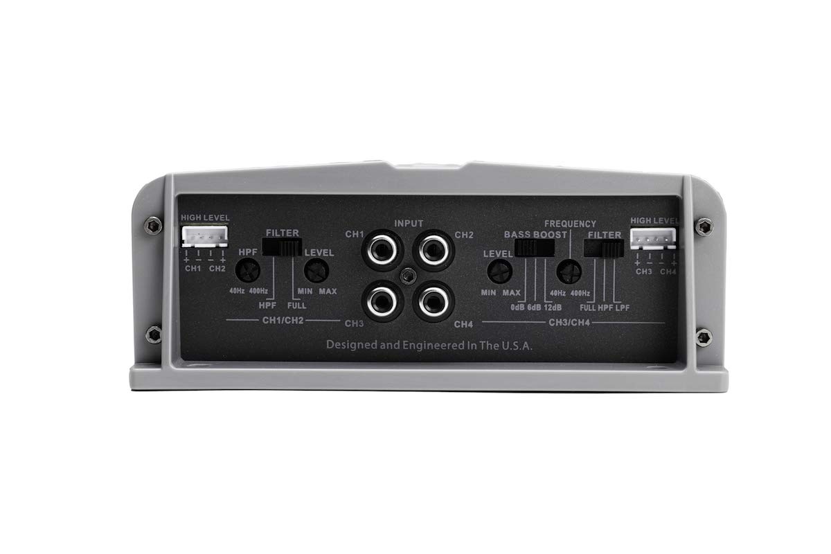 Autotek AYA-2100.4 Amplifier Input and Control Panel