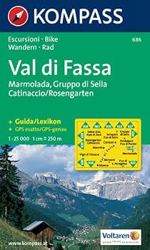 Paperback val di fassa 1/25.000 n 686 [German] Book