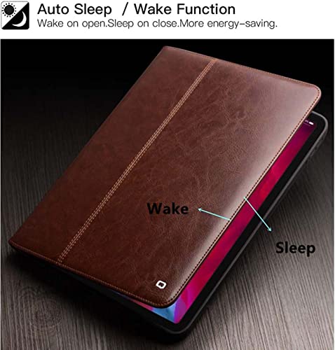 Tablet Cover For Ipad Pro 12.9 Inch Case 2022, Premium Leather Business Folio Flip Protection Cover With Stand, Auto Wake/Sleep Function,Black #TOP3