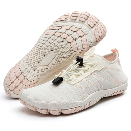 Image of hiitave Womens Water Shoes Quick Dry Barefoot for Swim Diving Surf Aqua Sports Pool Beach Walking Yoga