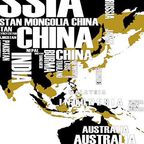 Decor Mi Modern World Map Wall Art Black And White Canvas Paintings Map Of The World Ready To Hang Map Decor Artwork For Home Office Living Room Decoration 12" X 16" X 3 Pieces #TOP2