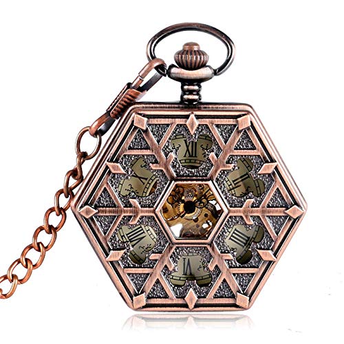 Gentleman Pocket Watch, Pocket watch,Rose Gold Mechanical Pocket Watch Nurse Hexagon Manual Winding (Color : Rose gold) steampunk buy now online Gentleman Pocket Watch, Pocket watch,Rose Gold Mechanical Pocket Watch Nurse Hexagon Manual Winding (Color : Rose gold) steampunk buy now online