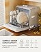 Silonn Portable Countertop Dishwasher | Smart App Control, Triple-Jet Cleaning, Built-In Water Tank & Dual Supply | Compact for Dorm, Apartment, RV