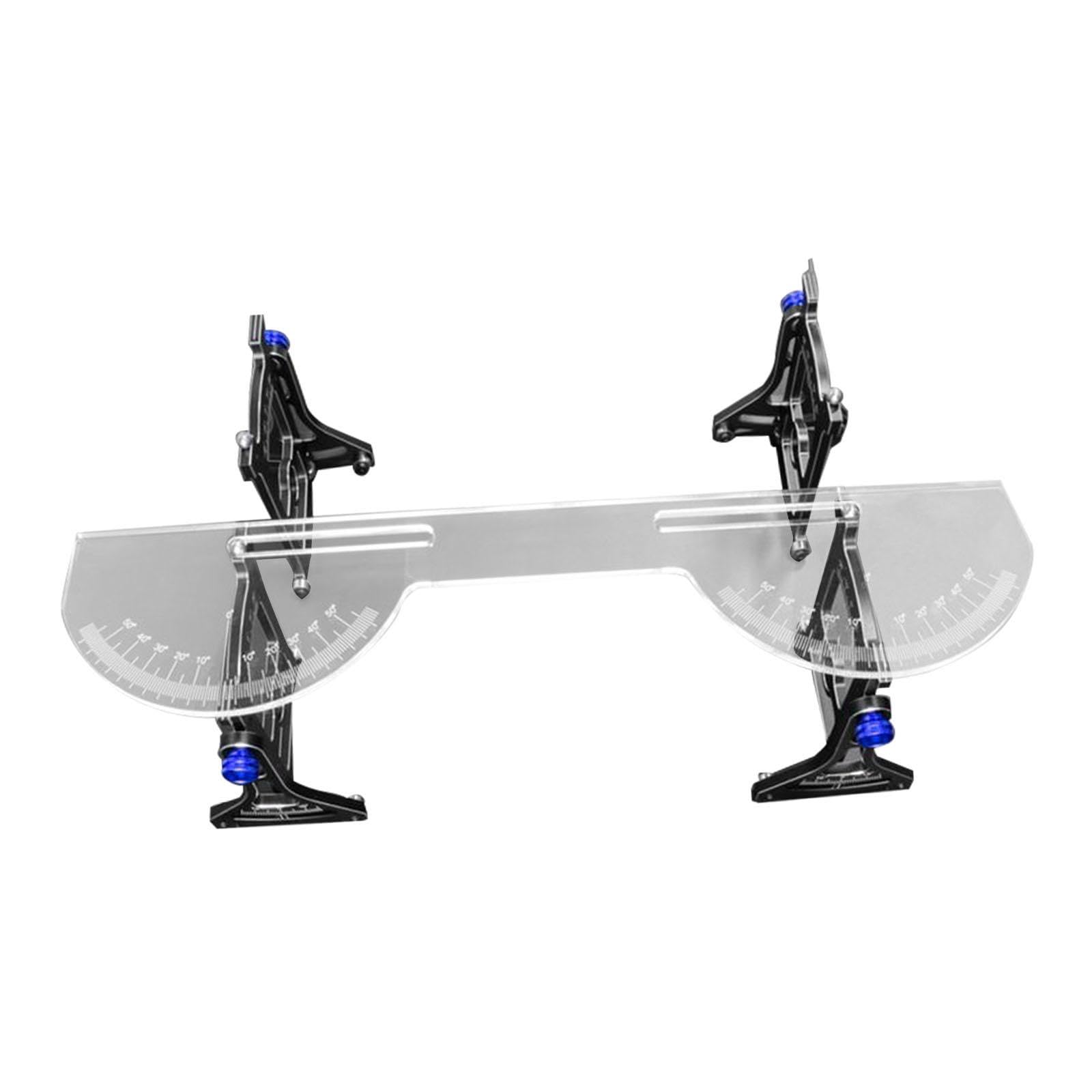 Gauge Utensile Allineamento Ruote RC Car Accessorio Lega Alluminio Regolatore Ruler Universale Adatto per Laboratorio E Utilizzo Domestico, Blu