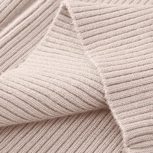 Girls Sweaters Size 14-16 Fall Trendy High Neck Long Sleeve Sweater Tops Casual Cotton Cable Knit Pullover Tween3