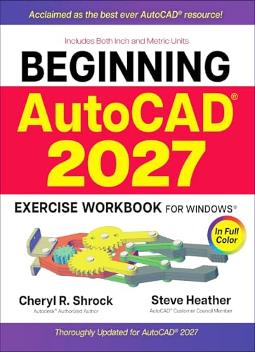 AutoCAD 2027 Workbook pour progresser rapidement en dessin technique Windows