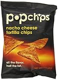 Popchips Tortilla Chips, Nacho Cheese, 1-Ounce (Pack of 24)