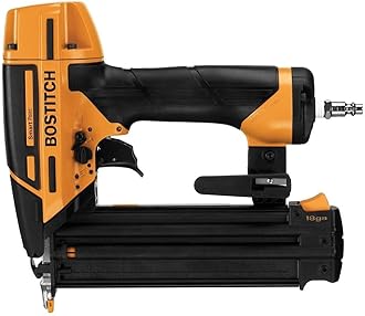 BOSTITCH Brad Nailer Kit, 18GA, Smart Point, Pneumatic (BTFP12233)