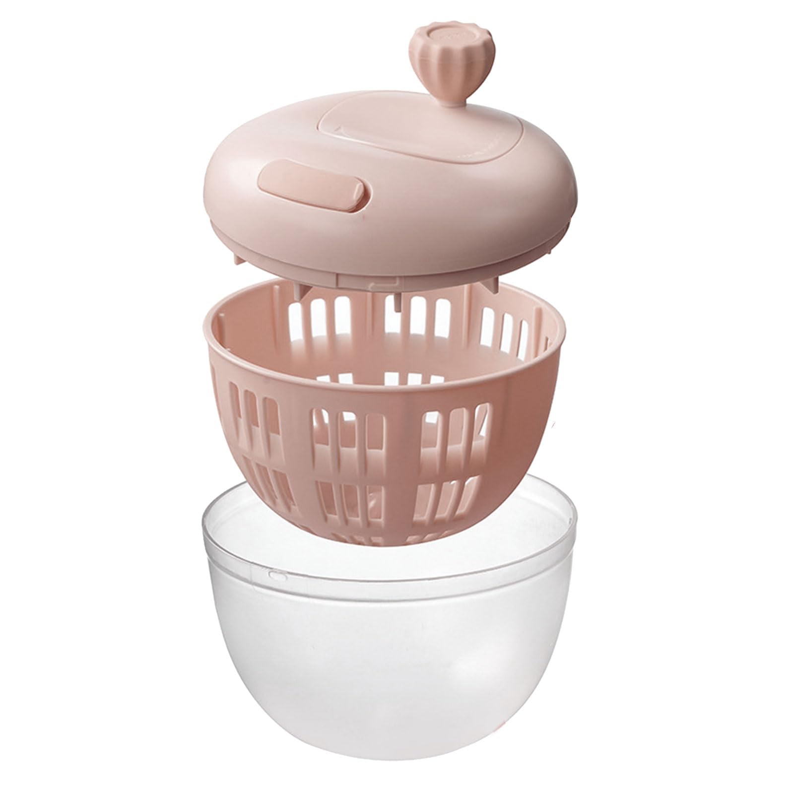 FACAILUO Salad Spinner Dryer Strainer Fruit Washer Kitchen Tool Vegetable Dehydrator for Wash & Dry Salad Greens