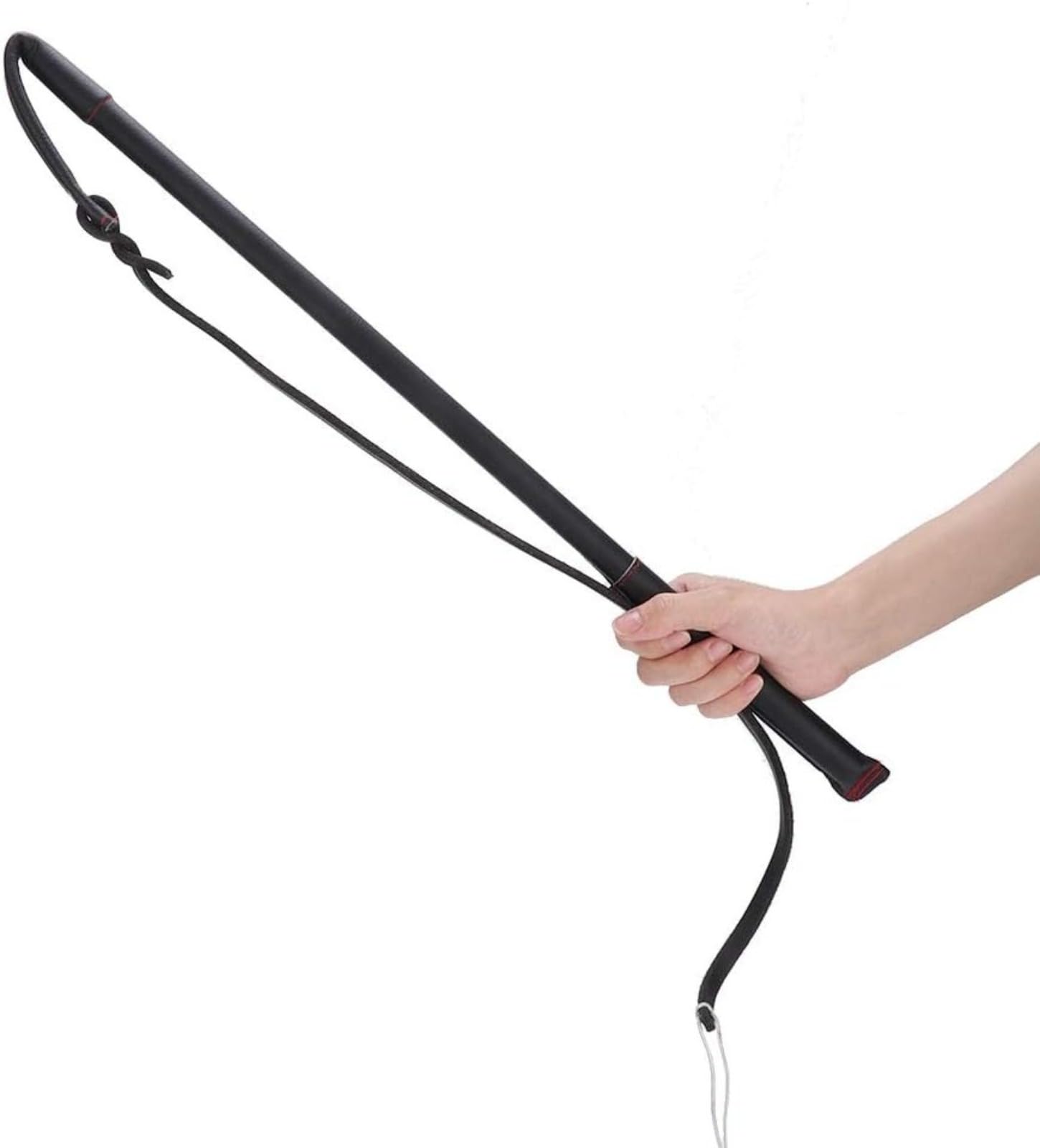 Cravache pour Chien,cravache de Dressage pour Chien en Cuir de Vachette avec poignée, Berger Allemand, entraînement pour Chien de Travail, Fouet pour Chien de Taille Moyenne